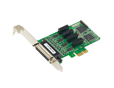 Moxa CP-134EL-A-I w/o cable - 4 Port PCIe Board, w o Cable, low profile, RS-422485, w Surge, w Isolation by MOXA